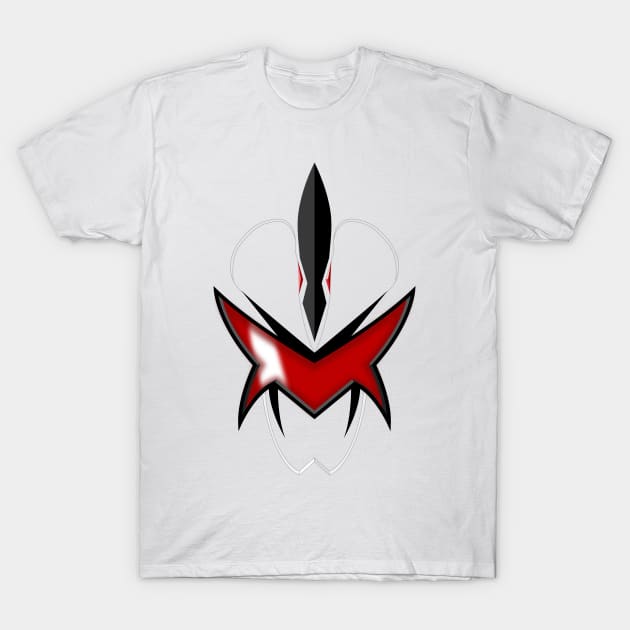 PR Dino Thunder White Ranger Visor T-Shirt by mavgagliano